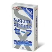 Презервативы Sagami Xtreme Ultrasafe с двойным количеством смазки - 10 шт. - Sagami - купить с доставкой в Камышине