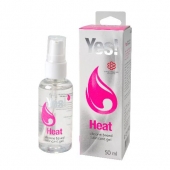 Возбуждающая силиконовая вагинальная смазка Yes Heat - 50 мл. - Sitabella - купить с доставкой в Камышине