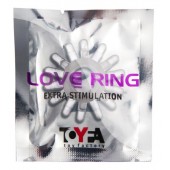 Прозрачное гелевое эрекционное кольцо с шипиками - Toyfa Basic - в Камышине купить с доставкой