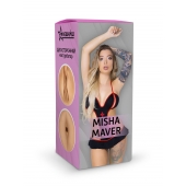 Двусторонний мастурбатор Misha Maver - 22 см. - ФлешНаш - в Камышине купить с доставкой