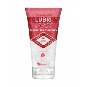 Интимный гель-смазка на водной основе Lubrimax Magic Strawberry - 75 мл. - ИнтелБИО - купить с доставкой в Камышине
