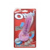 Фиолетовое эрекционное кольцо с вибрацией и пальчиком OYEAH PURPLE - Screaming O - в Камышине купить с доставкой