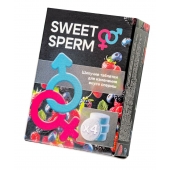 Шипучие таблетки для мужчин Sweet Sperm для изменения вкуса спермы (4 шт. по 0,5 гр.) - Капиталпродукт - купить с доставкой в Камышине