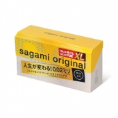 Презервативы увеличенного размера Sagami Original 0.02 XL-size - 12 шт. - Sagami - купить с доставкой в Камышине