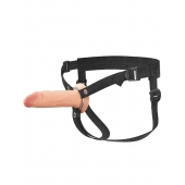 Полый страпон на ремнях 6’’ Hollow Silicone Strap-on - Pipedream - купить с доставкой в Камышине