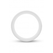 Белое люминесцентное эрекционное кольцо Silicone Glo Cock Ring - Blush Novelties - в Камышине купить с доставкой