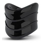 Черное эрекционное кольцо на мошонку Beef Ball Stretcher Snug X Long - Blush Novelties - в Камышине купить с доставкой