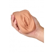 Маструбатор-вагина с вибрацией Soft   Wet Renata Realistic Tan Masturbator - Blush Novelties - в Камышине купить с доставкой