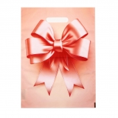 Пакет с принтом в виде банта с вырубной ручкой (30х40 см) - Сима-Ленд - купить с доставкой в Камышине