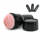 Мастурбатор-вагина Fleshlight - Vibro Pink Lady Touch с вибрацией - Fleshlight - в Камышине купить с доставкой