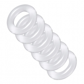 Комплект из 6 прозрачных эрекционных колец Ring Master Custom Ball Stretcher Kit - XR Brands - в Камышине купить с доставкой