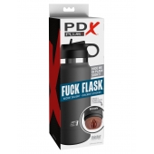 Смуглый мастурбатор-вагина в корпусе-бутылке F*ck Flask - Pipedream - в Камышине купить с доставкой