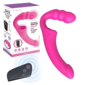 Розовый безремневой страпон Straples Strap-On Dildo - Erokay - купить с доставкой в Камышине