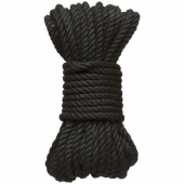 Черная верёвка для связывания и фиксации Bind Tie - 9,14 м. - Doc Johnson - купить с доставкой в Камышине