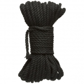 Черная верёвка для связывания и фиксации Bind Tie - 15,24 м. - Doc Johnson - купить с доставкой в Камышине