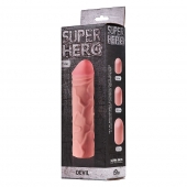 Фаллоудлинитель SUPER HERO Dewil - 17,5 см. - Lola Games - в Камышине купить с доставкой