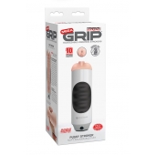 Мастурбатор-вагина Extreme Toyz Mega Grip Vibrating Stroker Mouth - Pipedream - в Камышине купить с доставкой