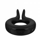 Черное эрекционное кольцо Marry Me Rechargeable Vibrating Cockring - Adrien Lastic - в Камышине купить с доставкой