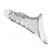 Прозрачная насадка на пенис - 22 см. - Baile - в Камышине купить с доставкой