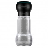 Набор PowerBlow   Feel Pocket Stroker Crystal: мастурбатор и интерактивная насадка - Kiiroo - в Камышине купить с доставкой