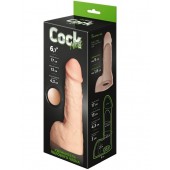 Телесный фаллоудлинитель с мошонкой Cock Next - 17 см. - LOVETOY (А-Полимер) - в Камышине купить с доставкой