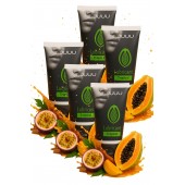 Набор из 5 съедобных лубрикантов JUJU со вкусом тропических фруктов - JuJu - купить с доставкой в Камышине