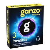 Супертонкие презервативы Ganzo Invisible - 3 шт. - Ganzo - купить с доставкой в Камышине