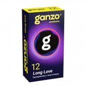 Презервативы с анестетиком для продления удовольствия Ganzo Long Love - 12 шт. - Ganzo - купить с доставкой в Камышине