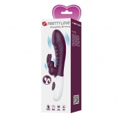 Фиолетовый вибратор-кролик Naughty Bunny - 19,8 см. - Baile