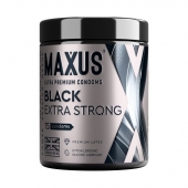 Черные утолщенные презервативы MAXUS Extra Strong с железным кейсом - 15 шт. - Maxus - купить с доставкой в Камышине