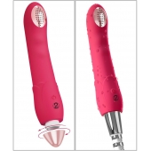 Малиновая насадка на душ с вибрацией Showers to orgasm - 20,1 см. - Orion - купить с доставкой в Камышине