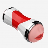 Двусторонний мастурбатор в колбе Power Grip Cup - вагина и ротик - Boys of Toys - в Камышине купить с доставкой