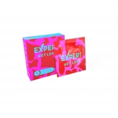Презервативы с разогревающим эффектом Expert Hot Love - 3 шт. - Expert - купить с доставкой в Камышине