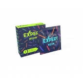 Светящиеся в темноте презервативы Expert Neon - 3 шт. - Expert - купить с доставкой в Камышине