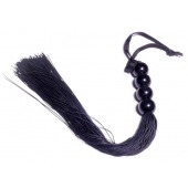 Черная силиконовая плеть - 37 см. - Boys of Toys - купить с доставкой в Камышине