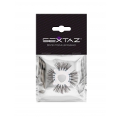 Эластичное эрекционное кольцо с черными «ресничками» - Sextaz - в Камышине купить с доставкой