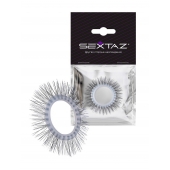 Круглое эрекционное кольцо с «ресничками» - Sextaz - в Камышине купить с доставкой