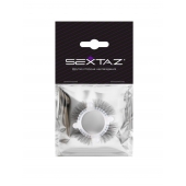 Эластичное кольцо с «ресничками» и 4 шариками - Sextaz - в Камышине купить с доставкой