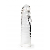 Прозрачная закрытая насадка на член - 15 см. - Sex Expert - в Камышине купить с доставкой