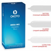 Презервативы OKOTO Mega Mix - 18 шт. - Sitabella - купить с доставкой в Камышине
