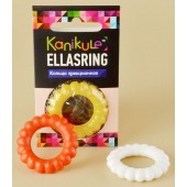 Цветное рельефное эрекционное кольцо Ellasring - Sitabella - в Камышине купить с доставкой