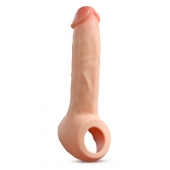 Телесная насадка-удлинитель Thrive 8.75 Inch Realistic Penis Extender Sleeve - 22,2 см. - Blush Novelties - в Камышине купить с доставкой