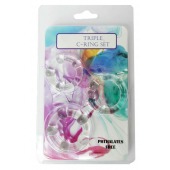 Набор из 3 эрекционных прозрачных колец - Boys of Toys - в Камышине купить с доставкой