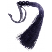 Черная силиконовая плетка - 25,4 см. - Boys of Toys - купить с доставкой в Камышине