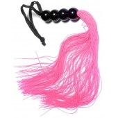 Розовая силиконовая плеть - 35,5 см. - Boys of Toys - купить с доставкой в Камышине