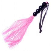 Розовая силиконовая плеть - 35,5 см. - Boys of Toys - купить с доставкой в Камышине