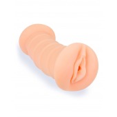 Телесный двусторонний мастурбатор с вибропулей и эрекционными кольцами в комплекте - Sexy Girl - в Камышине купить с доставкой