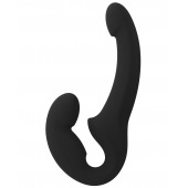 Черный безремневой страпон Share Lite - Fun Factory - купить с доставкой в Камышине