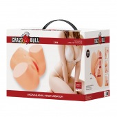 Телесный мастурбатор Liora с 2 любовными тоннелями - Baile - в Камышине купить с доставкой