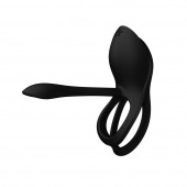 Черное эрекционное виброкольцо Bayek с пультом ДУ - Zalo - в Камышине купить с доставкой